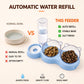 🐾 3-in-1 Pet Feeding Station – Food Bowls & Automatic Water Dispenser