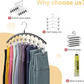 👗 Clothing Organizer Hangers – Store More Clothes Without Taking Up Closet Space