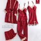 💖Limited Sale 50% OFF💖5 Piece Ice Silk Pajamas