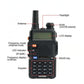 📻✨UV-5R Dual Band Ham Radio – Stay Connected Anywhere! 🌍🚶‍♂️