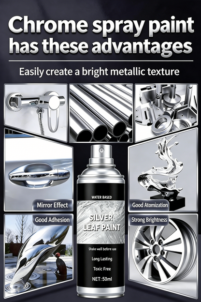 DIY Metallic Silver Paint