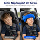🎉 2026 Sale — Over 24,600 Sold! ✨Kids Car Seat Head Support Strap｜Plush Padded Adjustable Nap Rest Band
