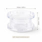 2PCS Clear Manual Garlic Twister and Ginger Mincer Tool