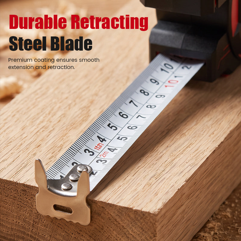 2-in-1 16ft Tape Measure with 65ft Laser Guide