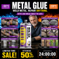 🔥Hot Sale 50% OFF🔥 Metal Weld Repair Glue – 2-Part Epoxy, Waterproof, Heat-Resistant, Drillable 🔧
