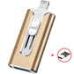16GB~1TB Micro USB + 8 Pin + USB 3.0 4 in 1 Mobile Phone Computer U-Disk