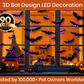 🎉 2026 Sale — Over 26,000 Sold! 💞 Halloween 3D Bat LED Wall Light Decor