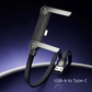 ⚡Invisible Holder Charger Cable with Stand – Hidden Bracket Design, Fast Charging Support, Tangle-Free & Durable 📱