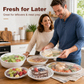 🥣 Elastic Stretch Food Covers – Clear Reusable Bowl & Plate Covers for Leftovers, Fruit & Food Storage