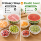 🥣 Elastic Stretch Food Covers – Clear Reusable Bowl & Plate Covers for Leftovers, Fruit & Food Storage