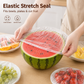 🥣 Elastic Stretch Food Covers – Clear Reusable Bowl & Plate Covers for Leftovers, Fruit & Food Storage