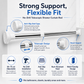 🏠 No-Drill Telescoping Tension Rod – Create Extra Storage Space Anywhere