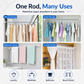 🏠 No-Drill Telescoping Tension Rod – Create Extra Storage Space Anywhere