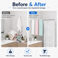🏠 No-Drill Telescoping Tension Rod – Create Extra Storage Space Anywhere