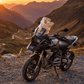 🏍️ Adjustable Motorcycle Wind Deflector – Universal Windshield Spoiler to Combat Helmet Vibration, Wind Noise & Turbulence
