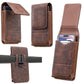 Belt Phone Holder with Magnetic Closure – Sturdy Smartphone Holster with Clip, Belt Loop & Card Slot
