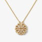 🍀 Magnetic Heart Clover Necklace – Lucky Love Pendant Jewelry Gift