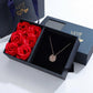 🍀 Magnetic Heart Clover Necklace – Lucky Love Pendant Jewelry Gift