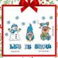 🎄 3D Christmas Magnetic Stickers – Cute Holiday Decor for Fridges & Metal Surfaces