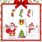 🎄 3D Christmas Magnetic Stickers – Cute Holiday Decor for Fridges & Metal Surfaces