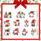 🎄 3D Christmas Magnetic Stickers – Cute Holiday Decor for Fridges & Metal Surfaces