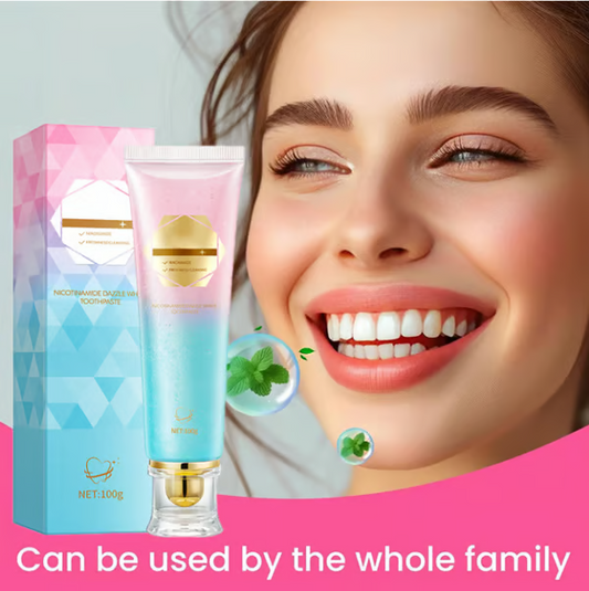 💖Niacinamide Whitening Toothpaste🦷Pearly White Teeth Revealed🦷Your Smile's New Secret Weapon!