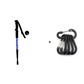 ⛰️Adjustable Aluminum Alloy Trekking Pole – Durable, Shock-Absorbing, Lightweight 🌲
