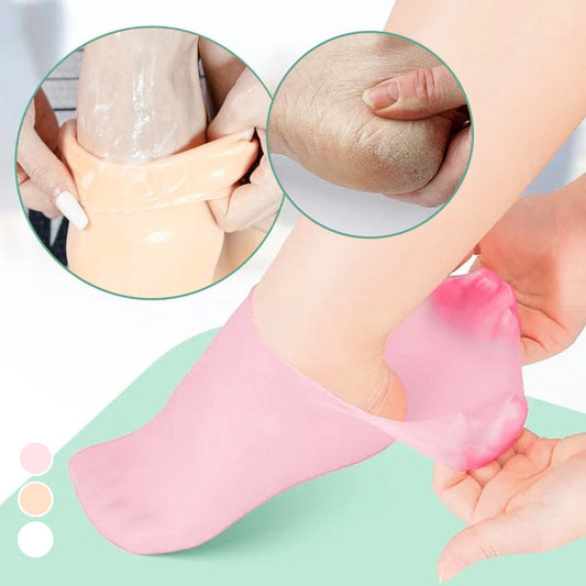🔥Moisturizing Foot Mask Exfoliating Silicone Socks Beach Protective Socks(3pcs)