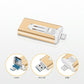 16GB~1TB Micro USB + 8 Pin + USB 3.0 4 in 1 Mobile Phone Computer U-Disk