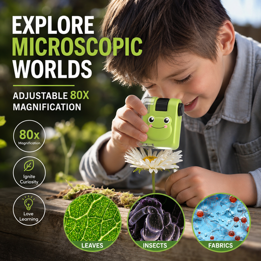 🔥Selling Fast – 50% OFF Clearance🎁Portable Educational Microscope for Kids