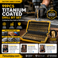 🔥 2026 Sale — Over 29,000 Sold! ⚙️ 99-Piece Titanium Drill Bit Set – Sharper, Faster, Longer ✨