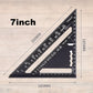 📐 Woodworking Triangle Ruler – Precise Measuring & Marking