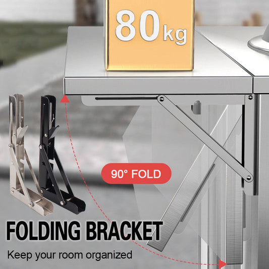⏳Time-Limited Special⏰  Instant Fold Multi-Use Bracket – Declutter Kitchen/Study, Space-Saving & Sturdy Organizer ✨