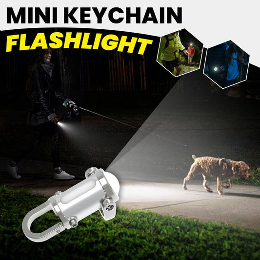 Portable Rechargeable Bright Keychain Flashlight