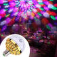 💡 RGB Rotating Disco Bulb – Colorful Party Lighting