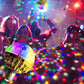 💡 RGB Rotating Disco Bulb – Colorful Party Lighting