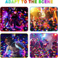 💡 RGB Rotating Disco Bulb – Colorful Party Lighting