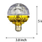 💡 RGB Rotating Disco Bulb – Colorful Party Lighting
