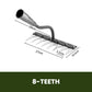 🔥🔥HOT SALE 50% OFF🔥🔥Carbon Steel Weed Rake with 5/6/7/8 Teeth for Garden