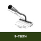 🔥🔥HOT SALE 50% OFF🔥🔥Carbon Steel Weed Rake with 5/6/7/8 Teeth for Garden