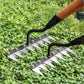 🔥🔥HOT SALE 50% OFF🔥🔥Carbon Steel Weed Rake with 5/6/7/8 Teeth for Garden