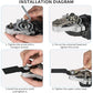 🔥🎁🎁Angle Grinder Converter Set, Angle Grinder Converter Universal Head Adapter, Carbon Steel Angle Grinder to Multi-Tool Converter🔥🔥