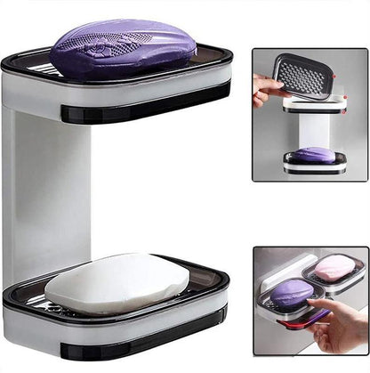 🧼 Self-Draining Soap Dish – No-Drill & Quick-Dry