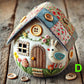 Patchwork Felt Easter Egg House DIY Kit