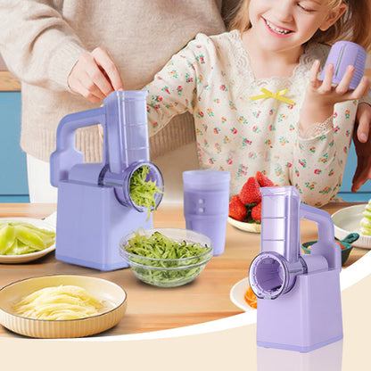🥕 Cordless Electric Vegetable Slicer – Multi-Function Food Cutter for Easy Meal Prep