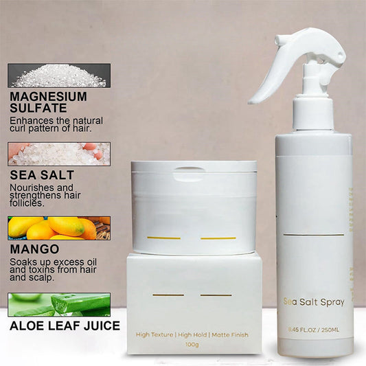 Hair Styling Spray & Cream Set