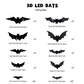 🎉 2026 Sale — Over 26,000 Sold! 💞 Halloween 3D Bat LED Wall Light Decor
