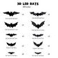 🎉 2026 Sale — Over 26,000 Sold! 💞 Halloween 3D Bat LED Wall Light Decor