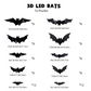 🎉 2026 Sale — Over 26,000 Sold! 💞 Halloween 3D Bat LED Wall Light Decor