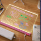 🎨 Kids LED Drawing Board – Rechargeable Glow Sketch Pad with Tracing Cards